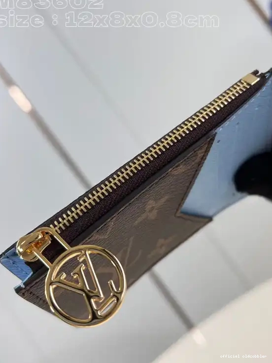 Official oldcobbler LOUIS VUITTON Holder-12*8*0.8cm Romy Card 0522